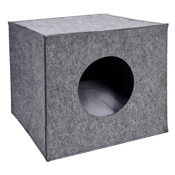 Cat cave cube, grey
