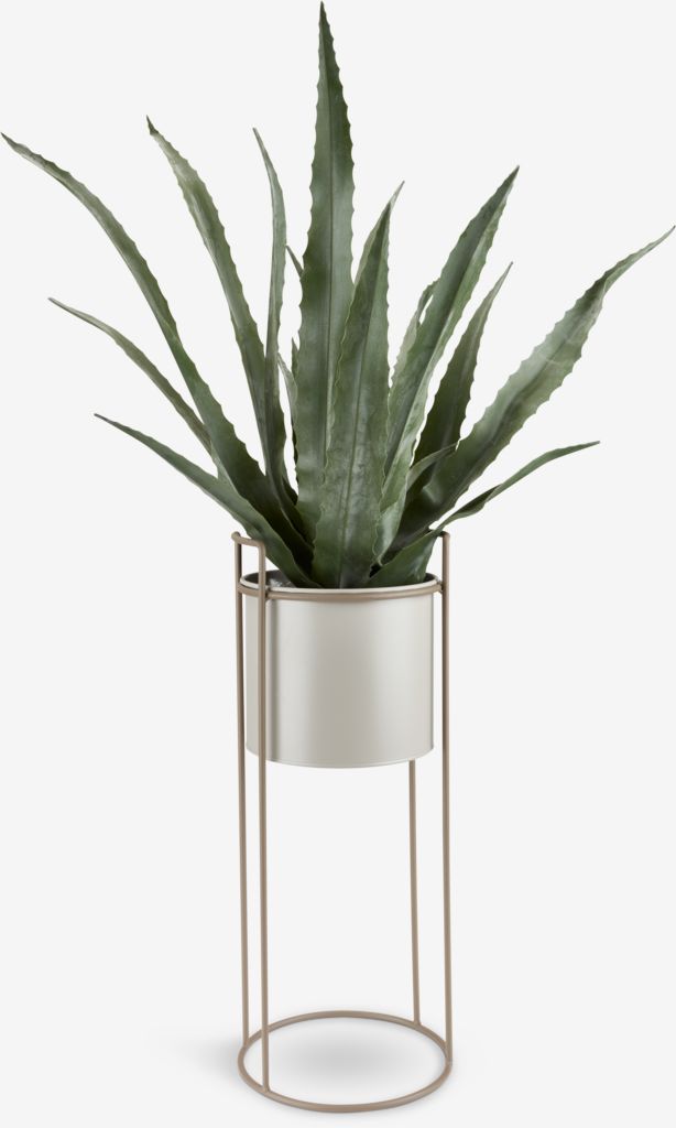 OLAFUR cvetlični lonec OLAFUR Ø20xV50cm siv