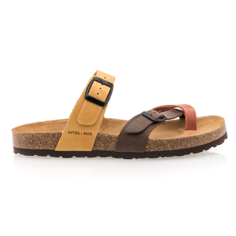 Sandalias multicolor para mujer / Zapatos de punta abierta