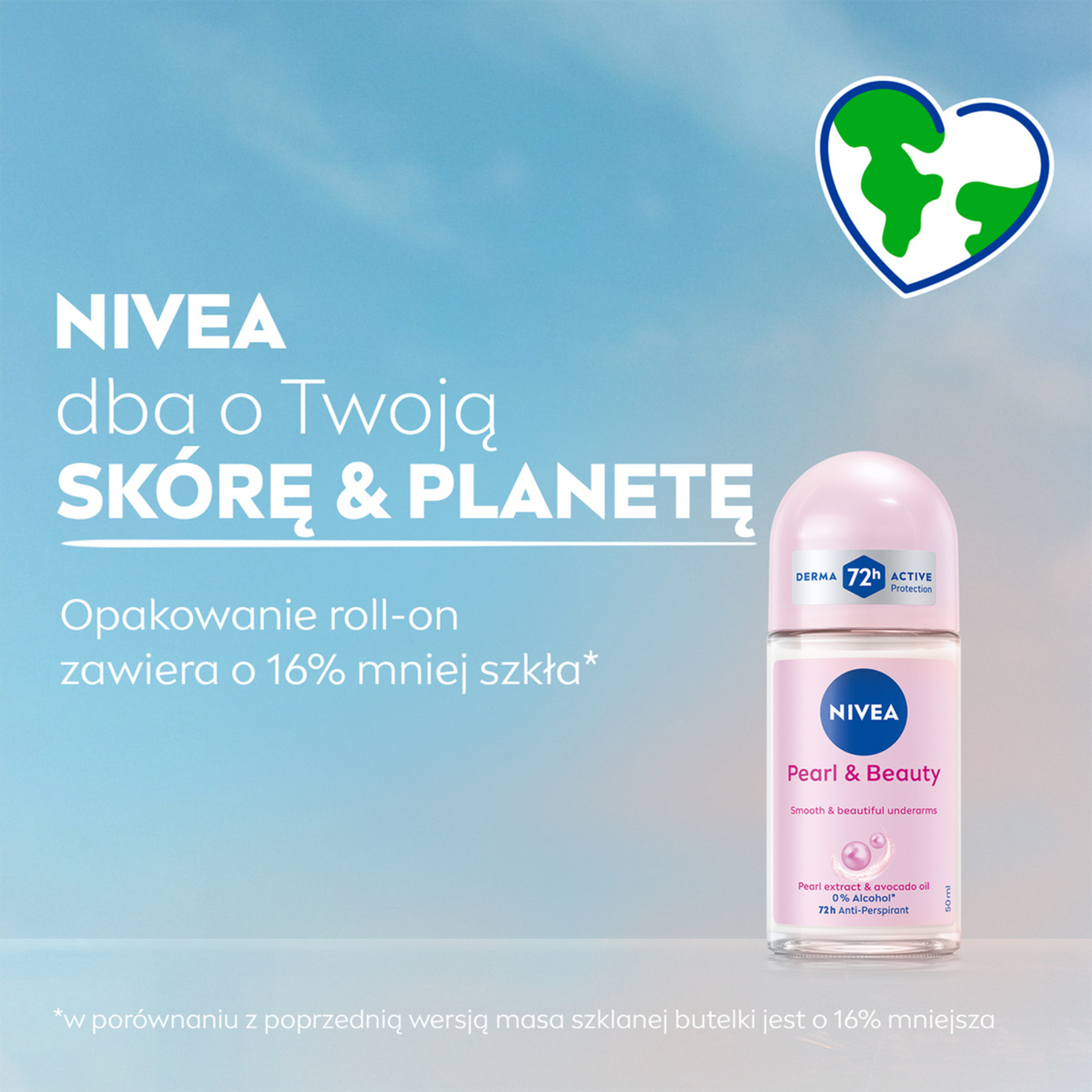 Nivea ženski roll-on antiperspirant 50ml Pearl Beauty