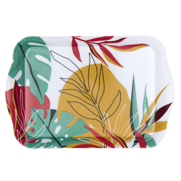 Taca do serwowania paradise exotic 21x14 cm egzotyczny wzór