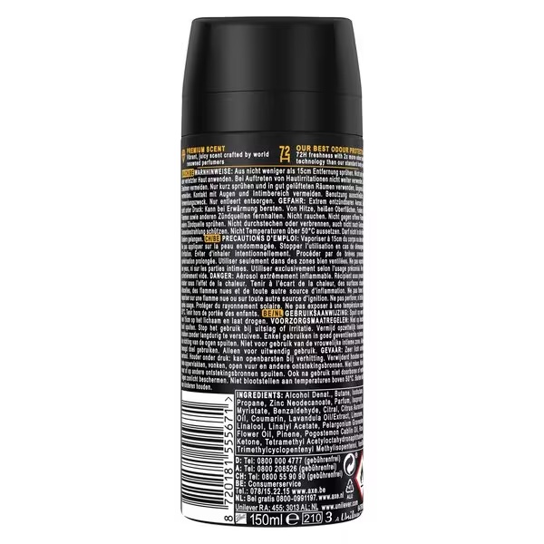 Dezodorant v spreju za telo Axe Fine Fragrance Peach Infusion 150 ml