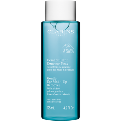 Clarins Gentle silmämeikinpoistoaine herkille silmille 125 ml
