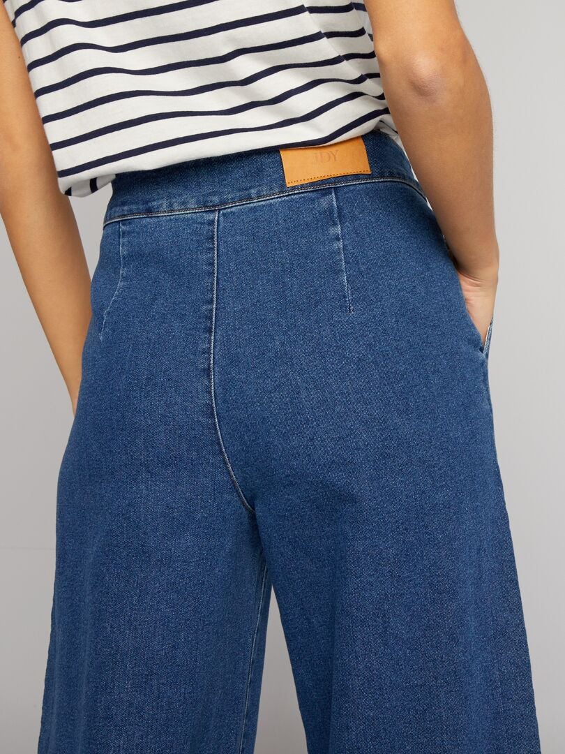 Calça jeans de perna larga 'JDY' - AZUL