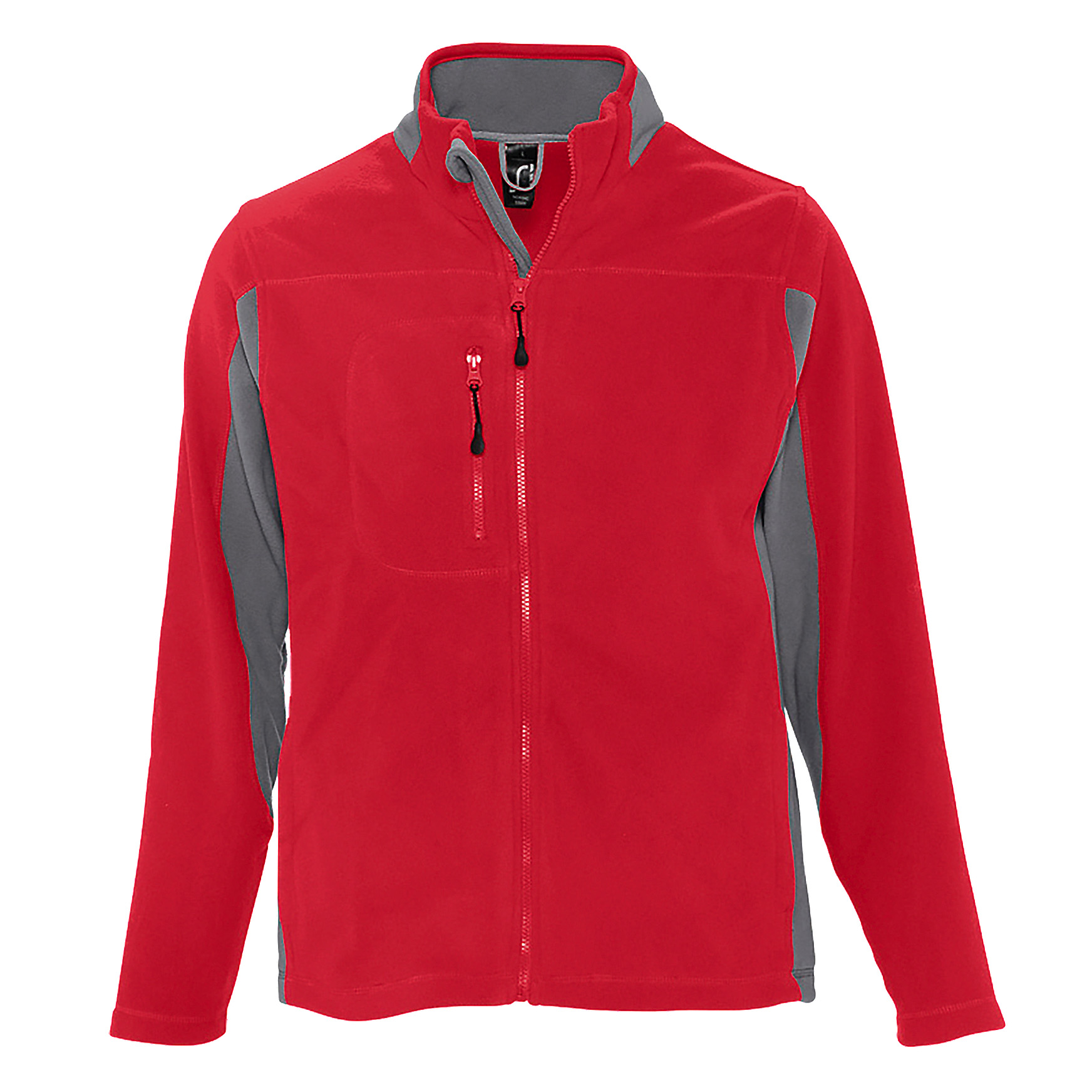  Forro Polar Contraste Cremallera Completa Modelo Nordic Sols