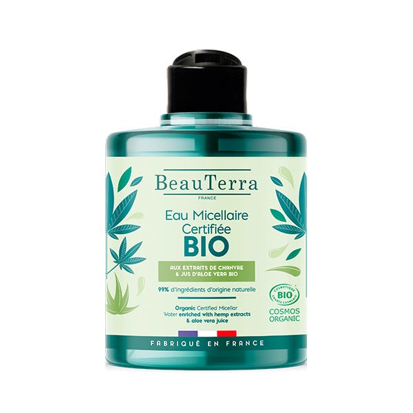 Bio Micellar Vand med hamp og aloe vera | 500 ml