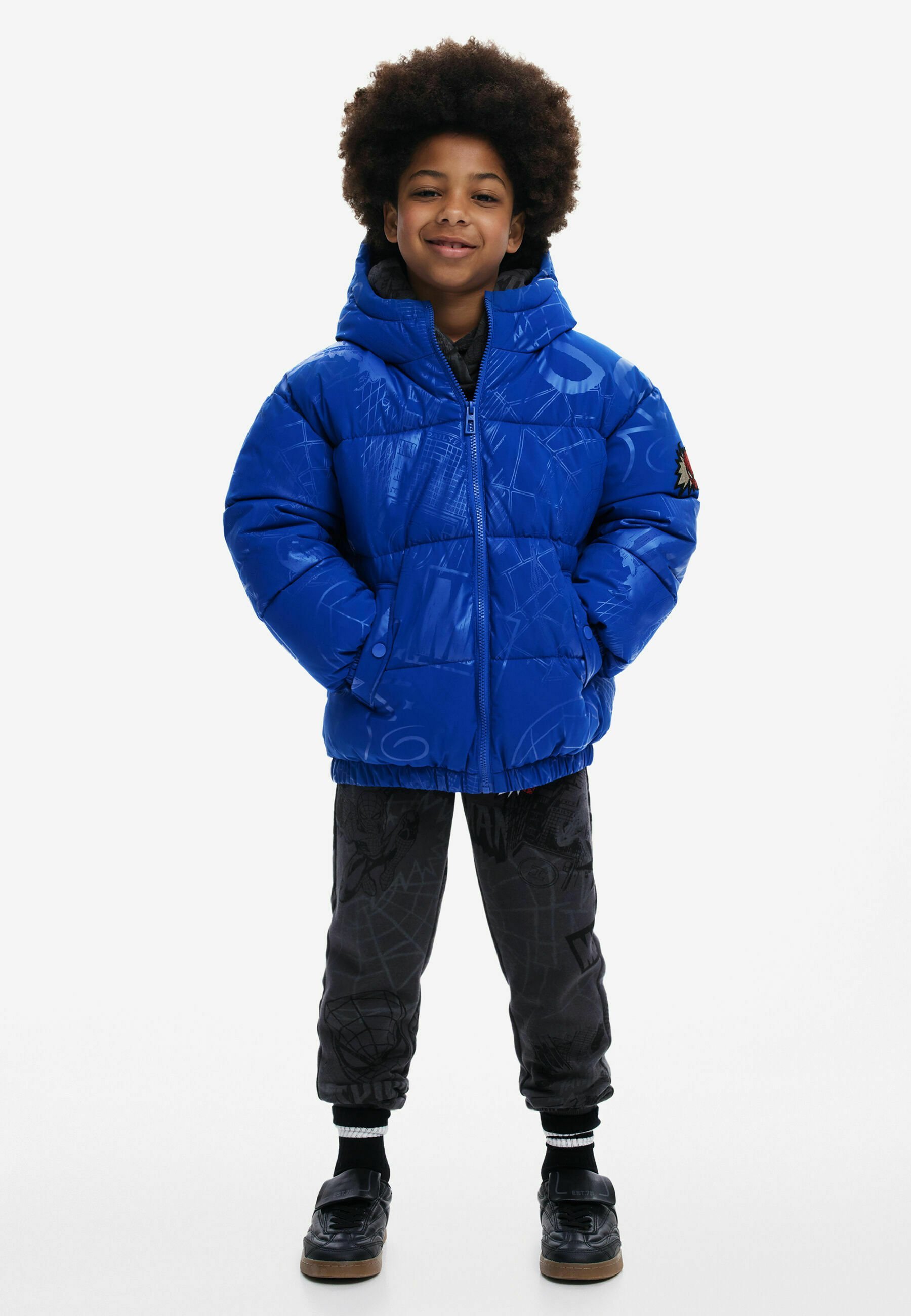 Desigual SPIDERMAN - Veste d'hiver - bleue