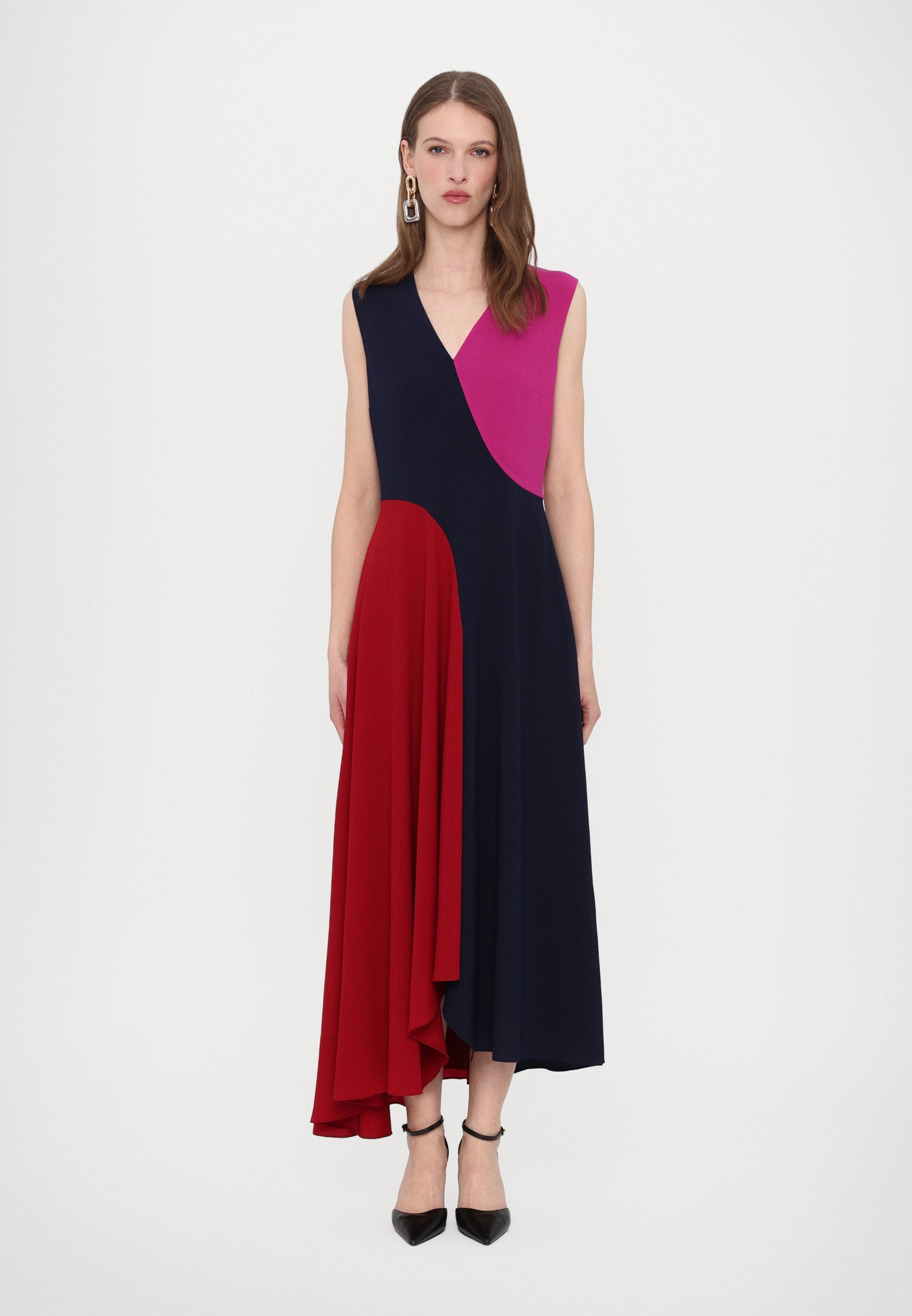 Abito Roksanda MIRAL - Abito da cocktail / Abito da festa - fucsia/cremisi/blu navy