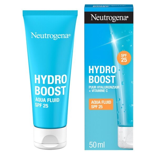 „Neutrogena Hydro Boost SPF25 Aqua Fluid“ 50 ml – visiems odos tipams
