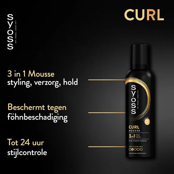 SYOSS pjena za kontrolu kovrčave kose<br>250ml