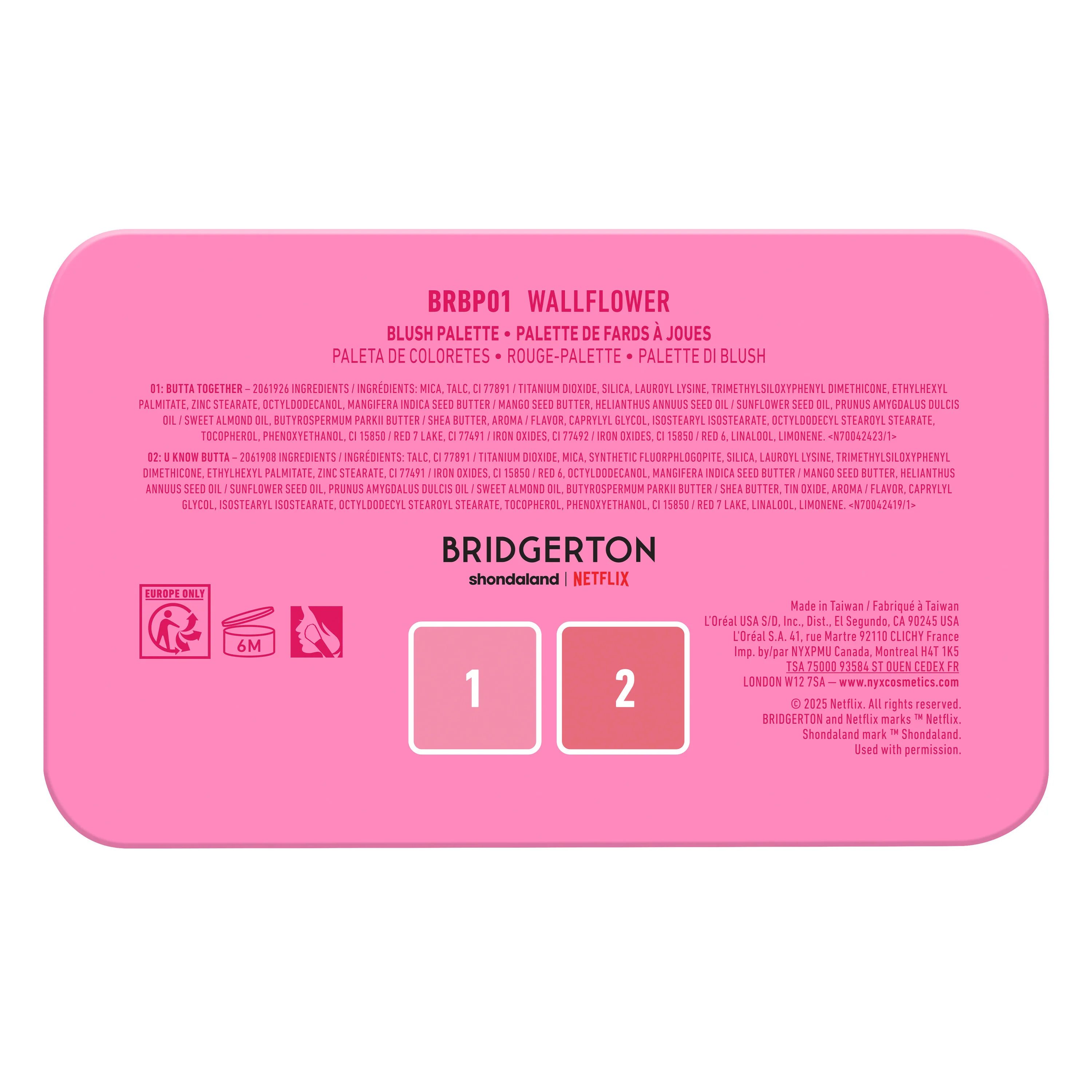 Viso Bridgerton Royal Blush Duo - Palette viso