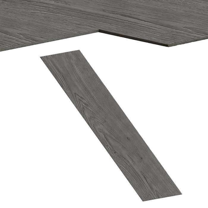 PVC-vloer - LILIIN - Zelfklevende tegels - 91,44 x 15,24 cm - Waterdicht - 18 stuks voor 2,51 m²