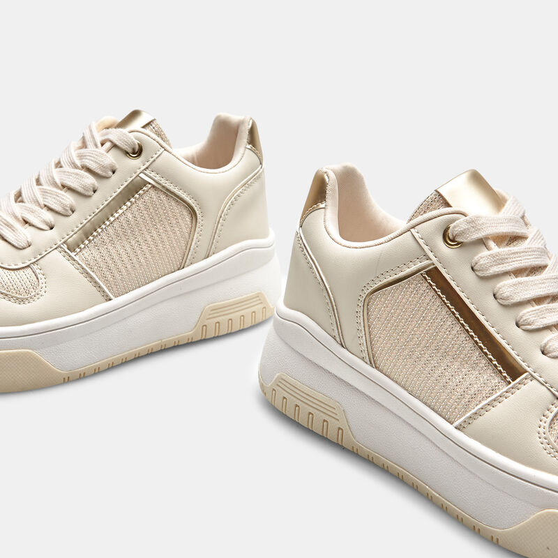 Damsneakers med platåsula