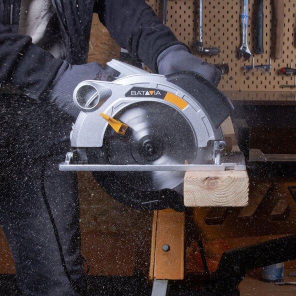 Hand-held circular saw, 190 mm, 230 V, 1600 W