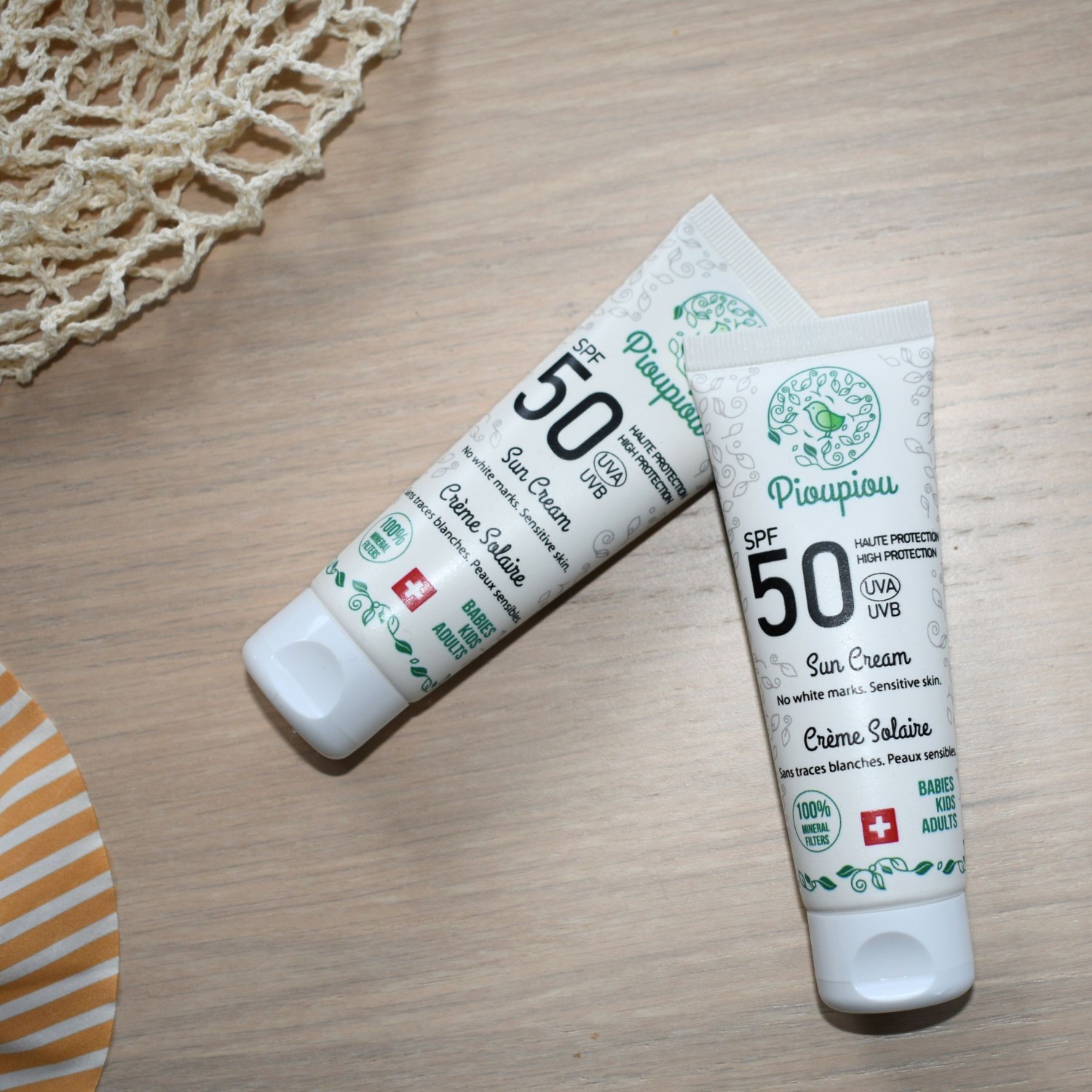 Pioupiou Crème Solaire SPF50