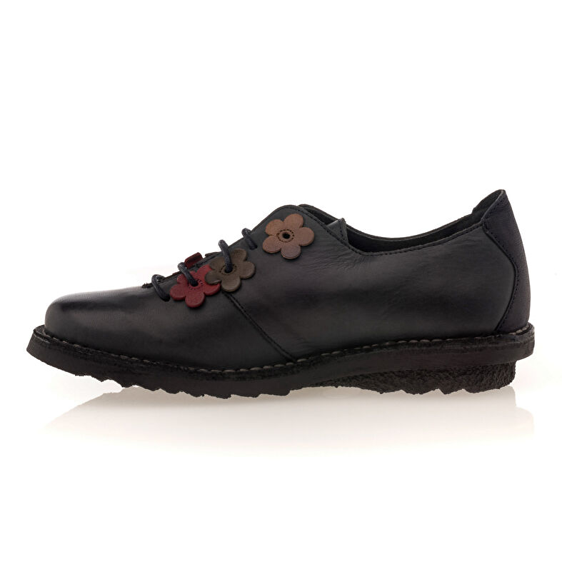 Zapatos de mujer azules con cordones / Zapatos Derby