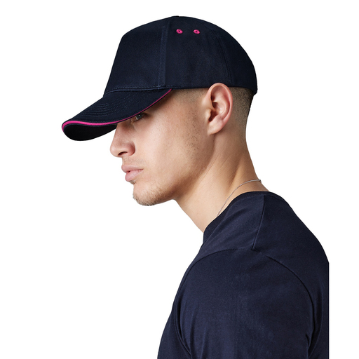  Gorra/visera Deportiva Beechfield Ultimate Sandwich 100% Algodón.
