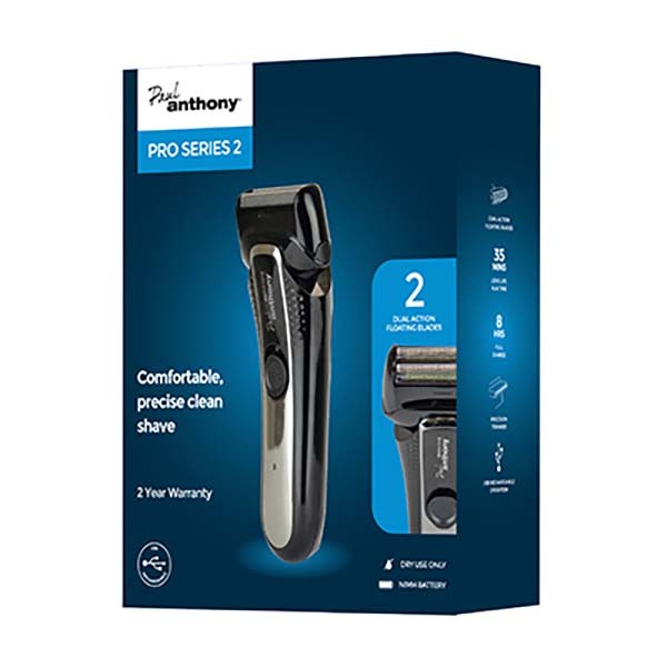 Pánský holicí strojek Paul Anthony 'Pro Series 2' s USB konektorem | Dárky pro tátu | Superdrug