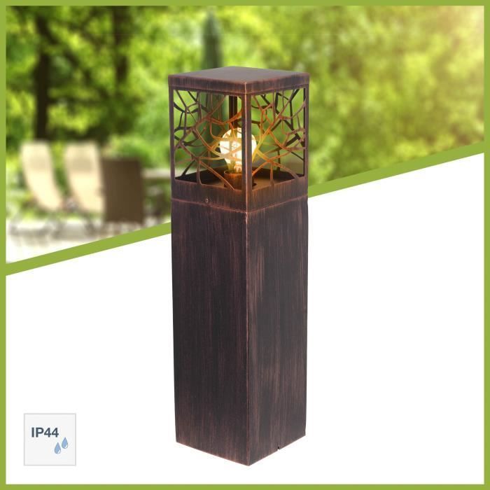 Dissuasore esterno WHITNEY - BRILLIANT - colore ruggine - metallo/plastica E27 1x52W