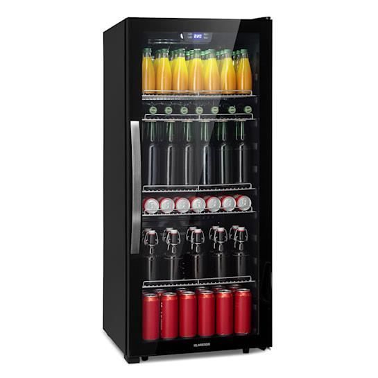 Klarstein Beersafe 7XL Refrigerator - 242 L - 5 Shelves - Glass Door - Stainless Steel