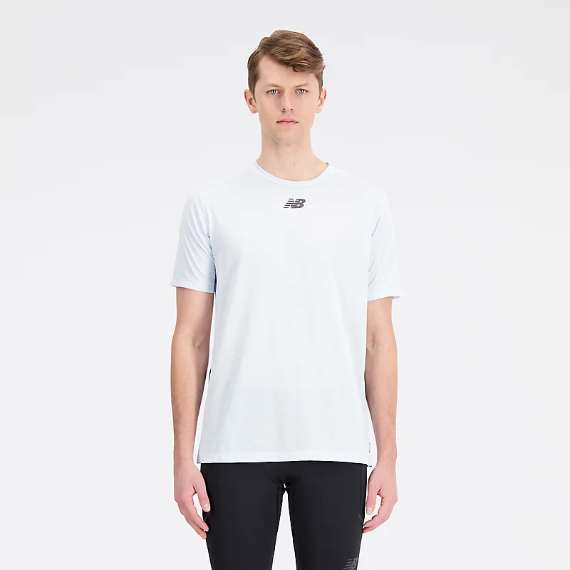 Ανδρικό κοντομάνικο μπλουζάκι Impact Run Luminous - ICE BLUE HEATHER