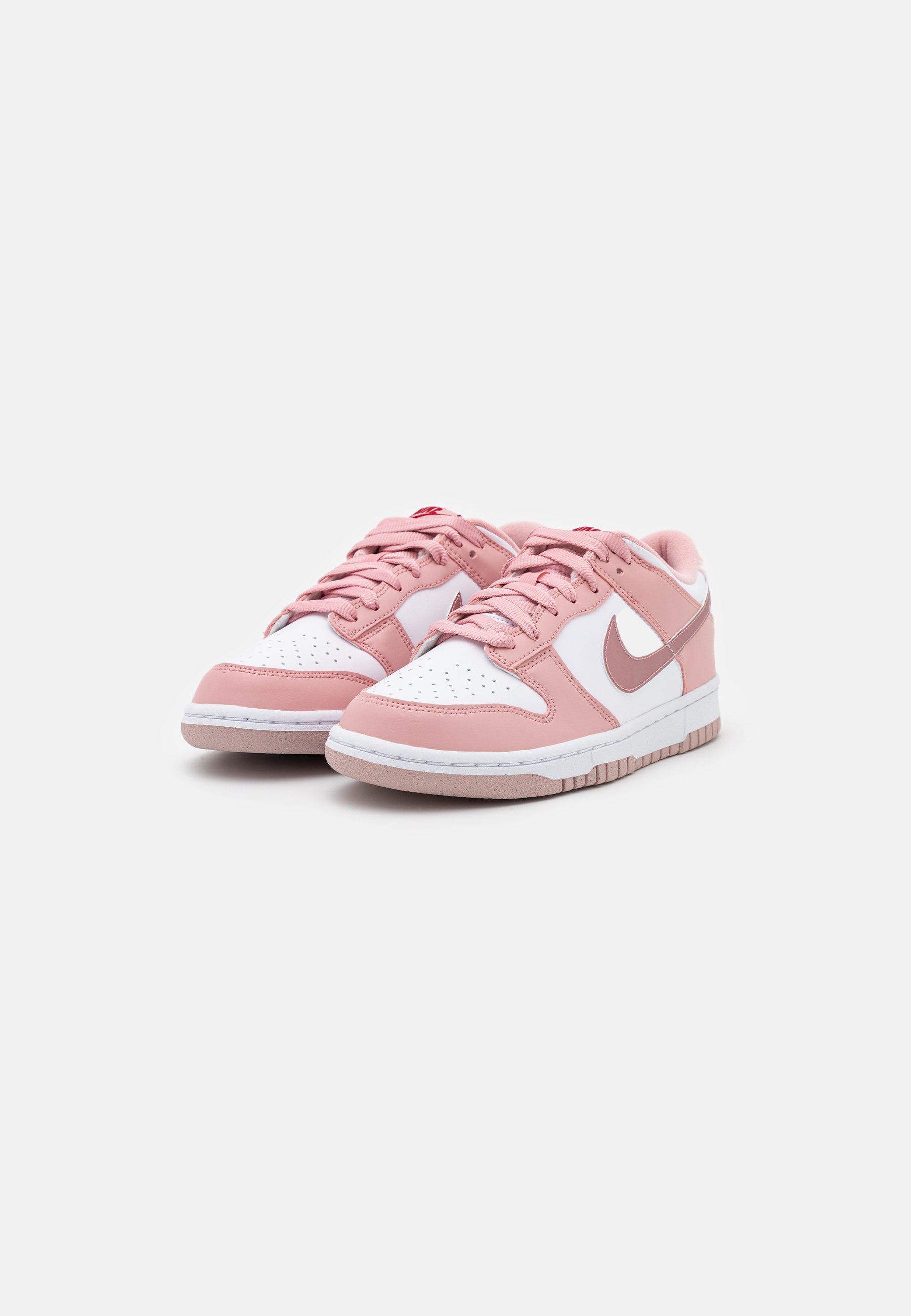 Nike Sportswear DUNK LOW - Sneakers - roze glazuur/wit/granaatappel