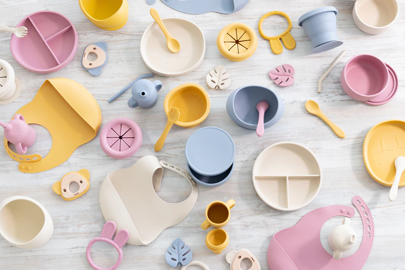 Conjunto de utensílios de mesa de silicone Zopa