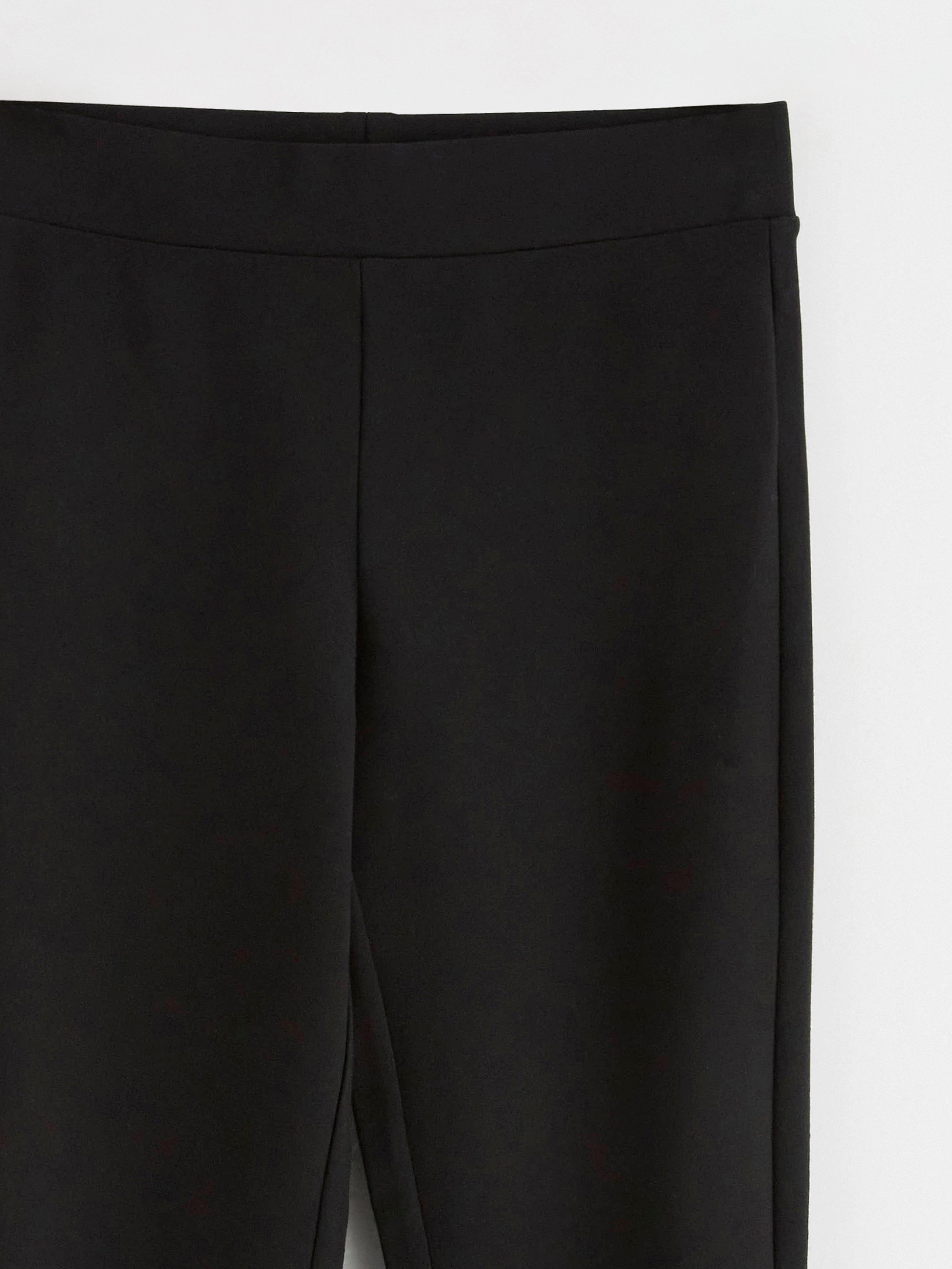 Leggings i punto Black