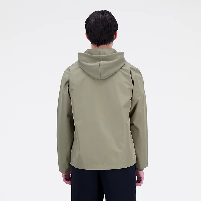 Essentials Reimagined geweven herenjas - COVERT GREEN