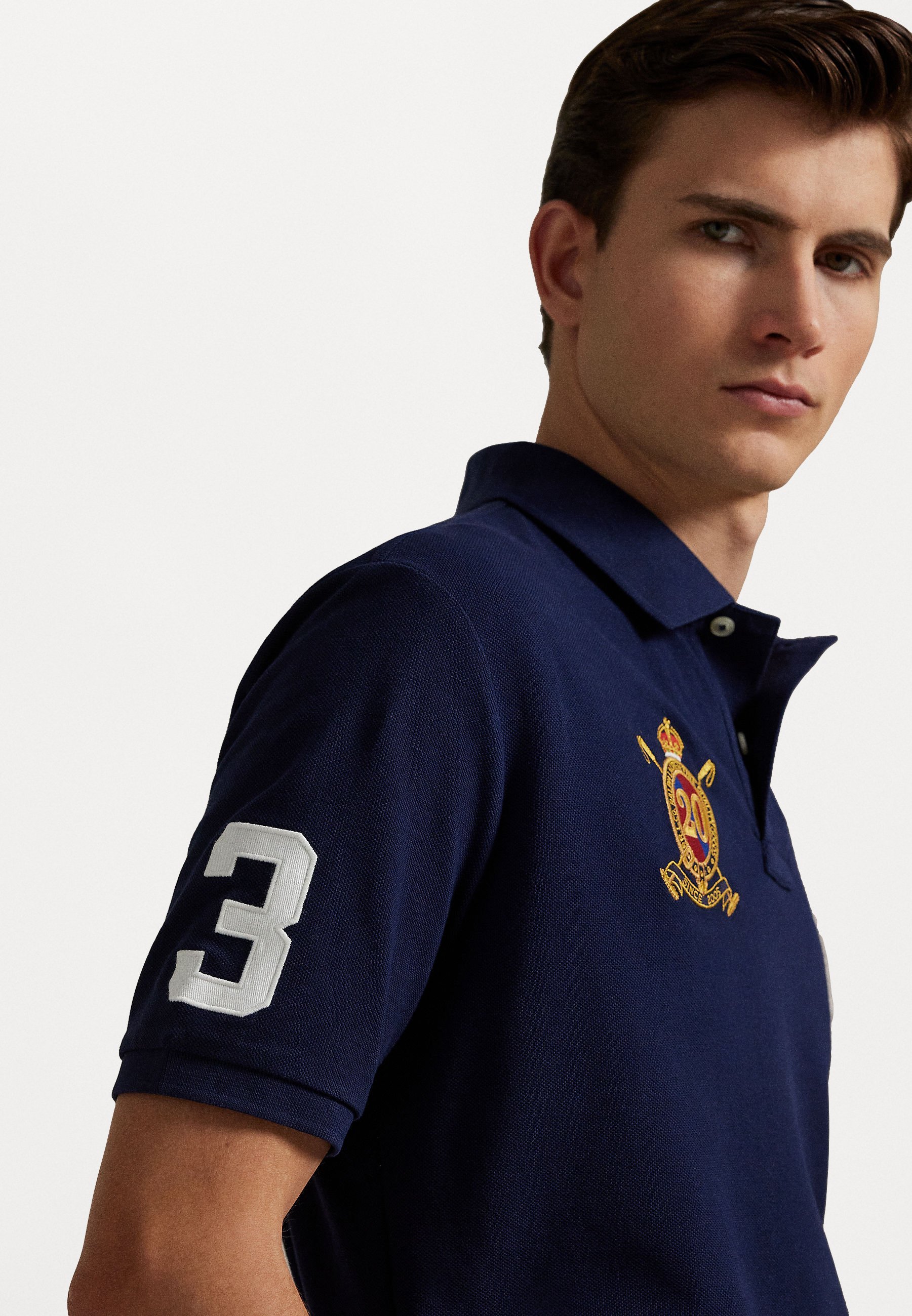 Polo Ralph Lauren CUSTOM SLIM FIT 20TH ANNIVERSARY - Polo shirt - newport navy