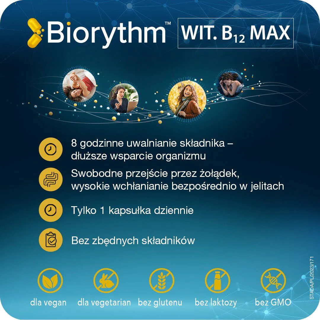 Biorythm Witamina B12 Max, Kapsułki