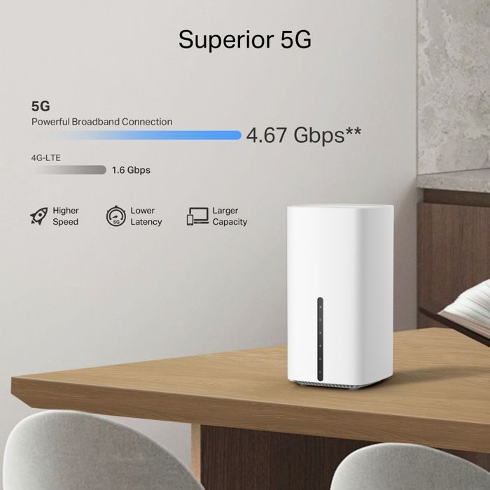Router WiFi - TP-LINK - Archer NX500 - Wi-Fi 6 (AX) - 5G con ranura SIM - Gigabit de doble banda