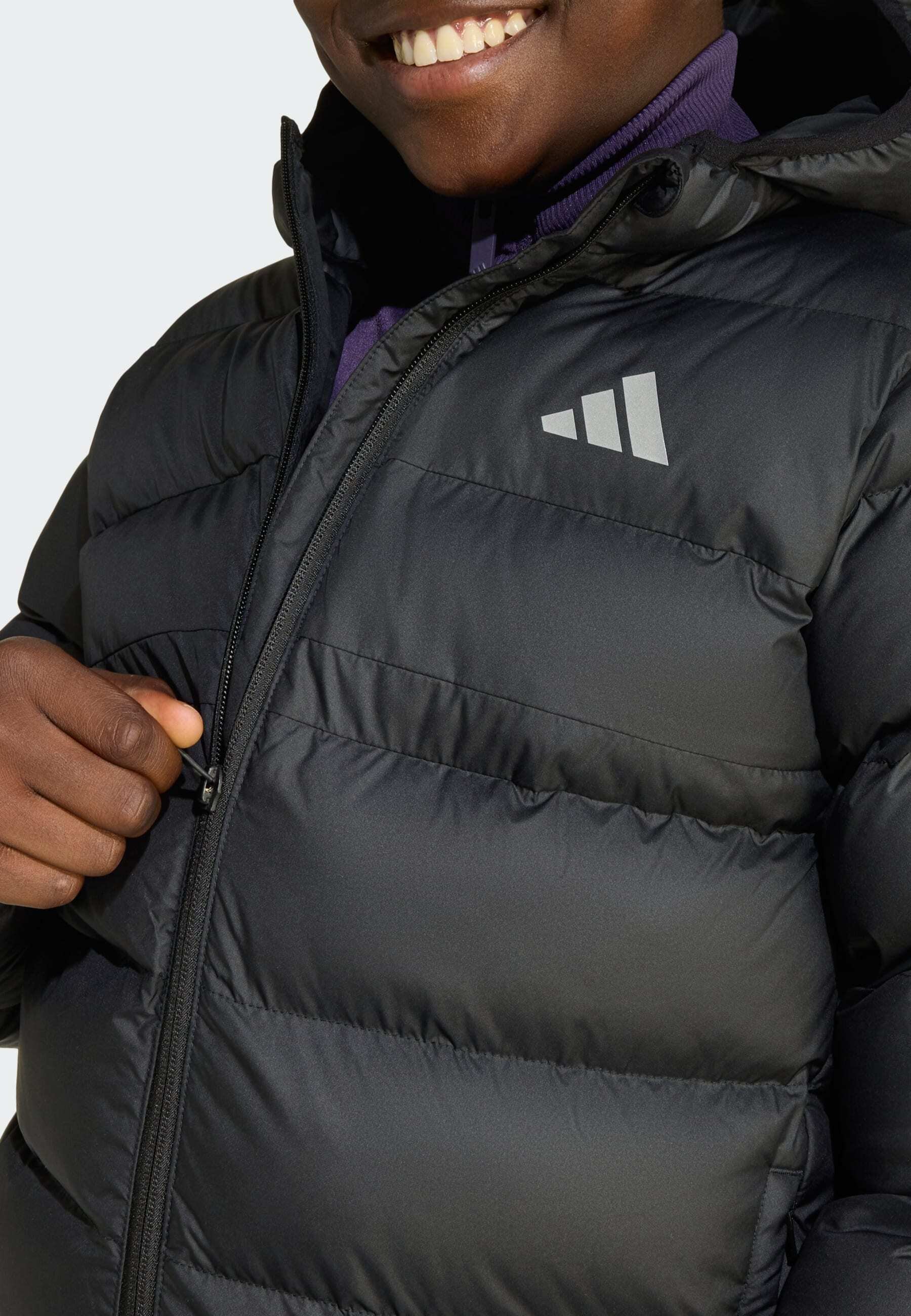 adidas Performance JACKET JUNIOR UNISEX - Winterjas - zwart zwart zwart
