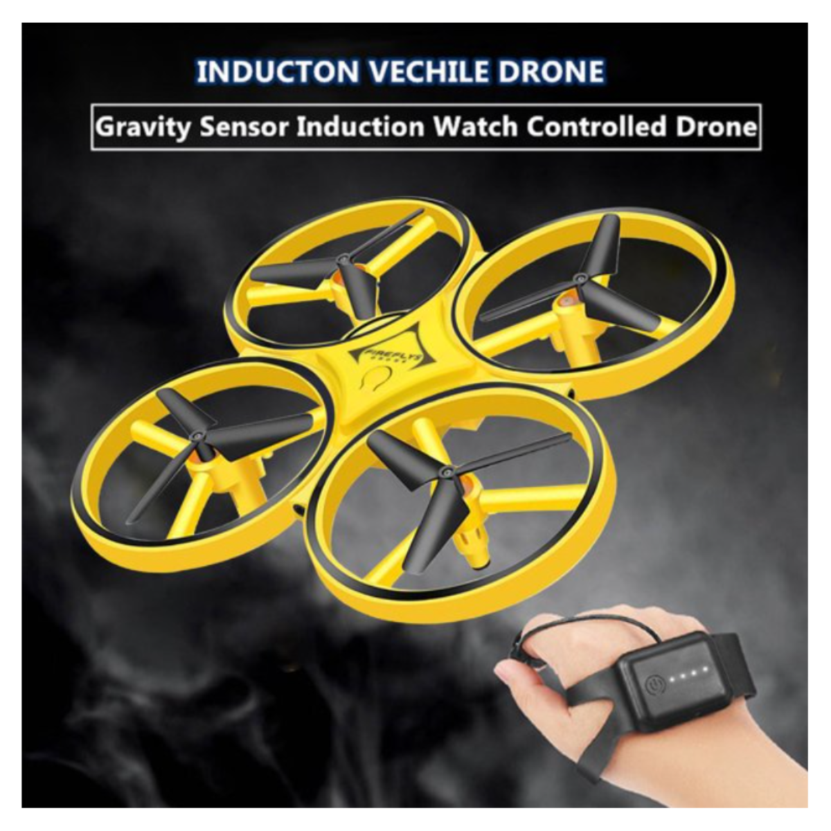  Smartek Firefly Mini-Drohne Quadcopter mit Fernbedienung und LED-Beleuchtung
