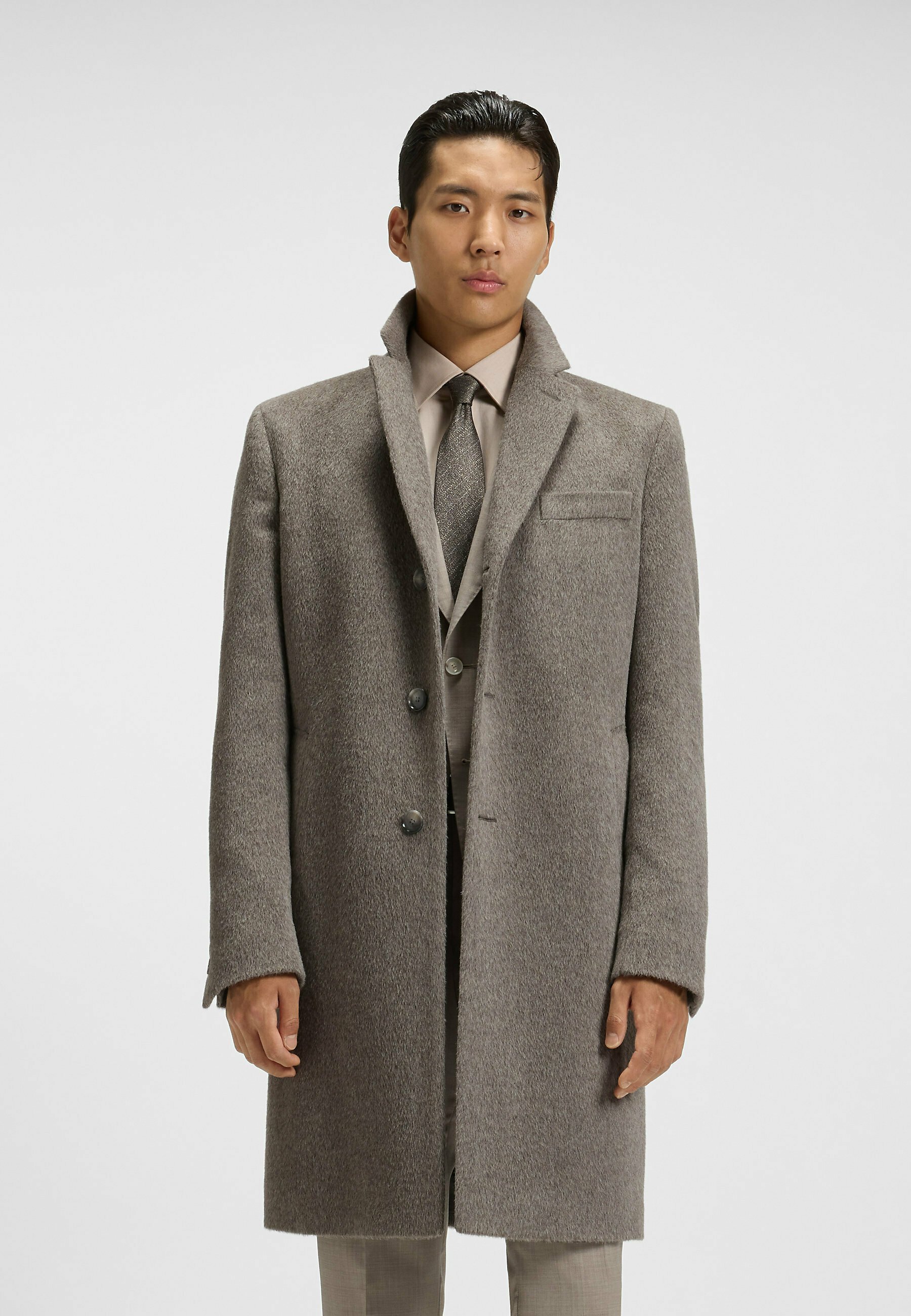 BOSS Classic jas - kaki twee