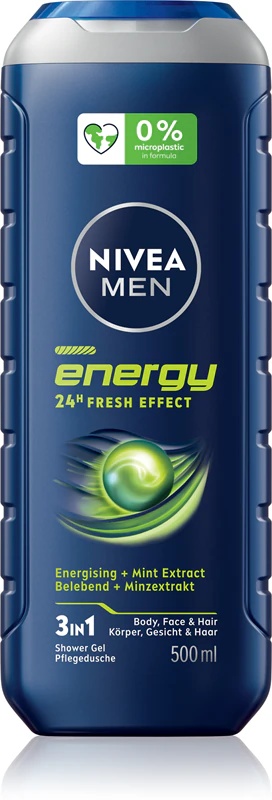 NIVEA MEN Energy dušo želė vyrams