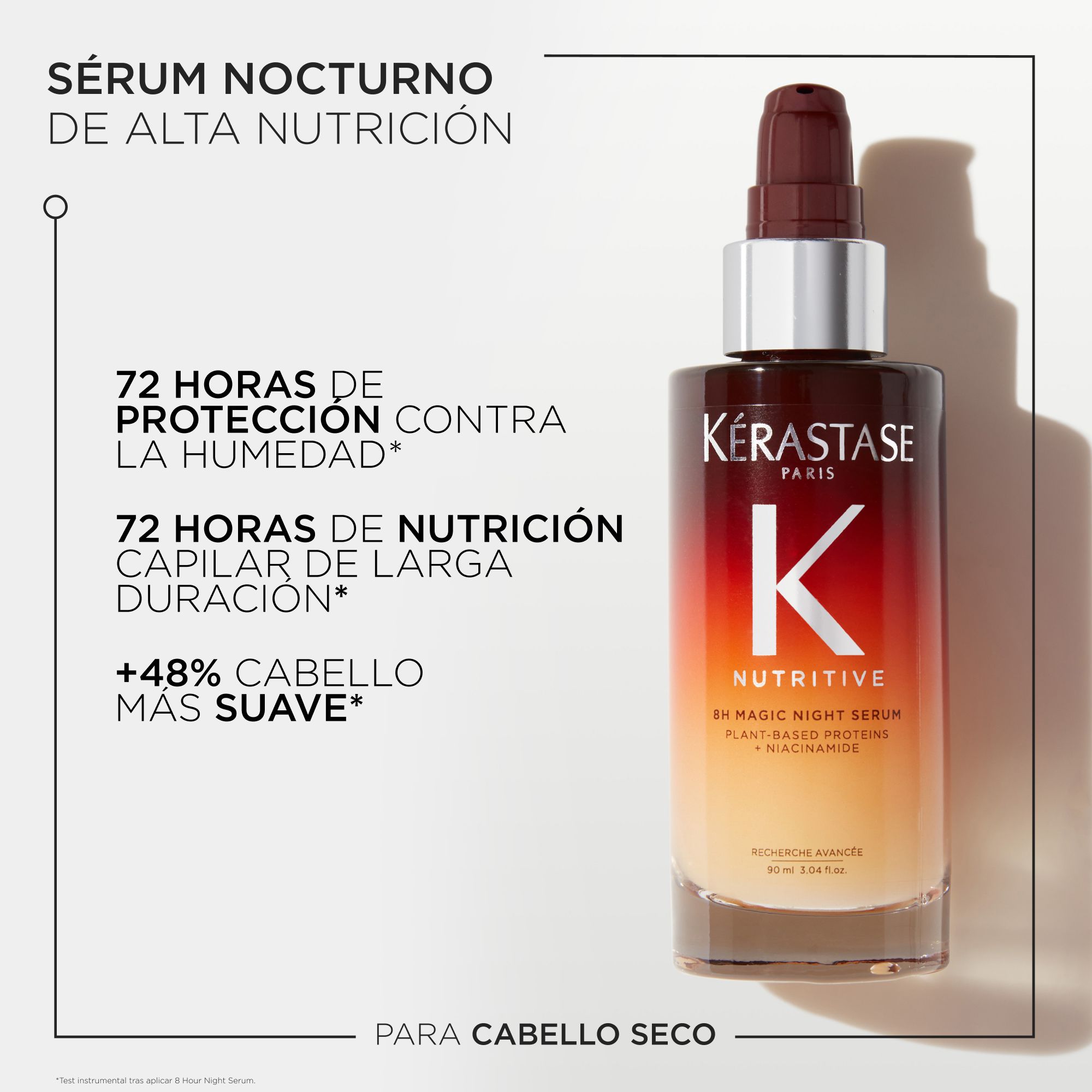 Nutritive 8h Magic Night Serum vlažilni serum za suhe lase Lasje