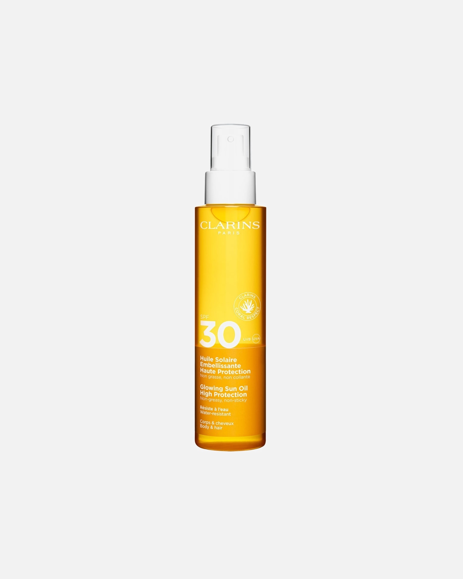 Clarins Sun Spray Zonnebrandolie met hoge bescherming – 150 ml