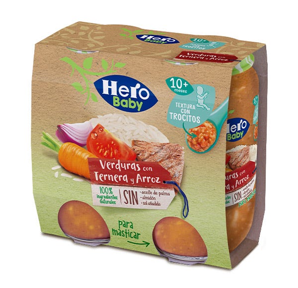 Kozarci zelenjave z govedino in rižem | 2 enoti