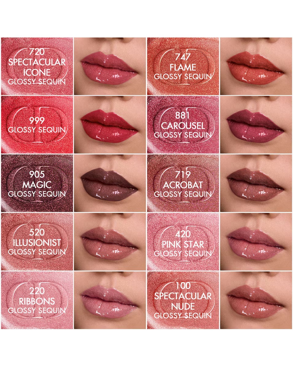 DIOR Rouge Dior Sequin Liquid Duo - Ruj ediție limitată Duo de ruj și luciu de buze - ediție limitată