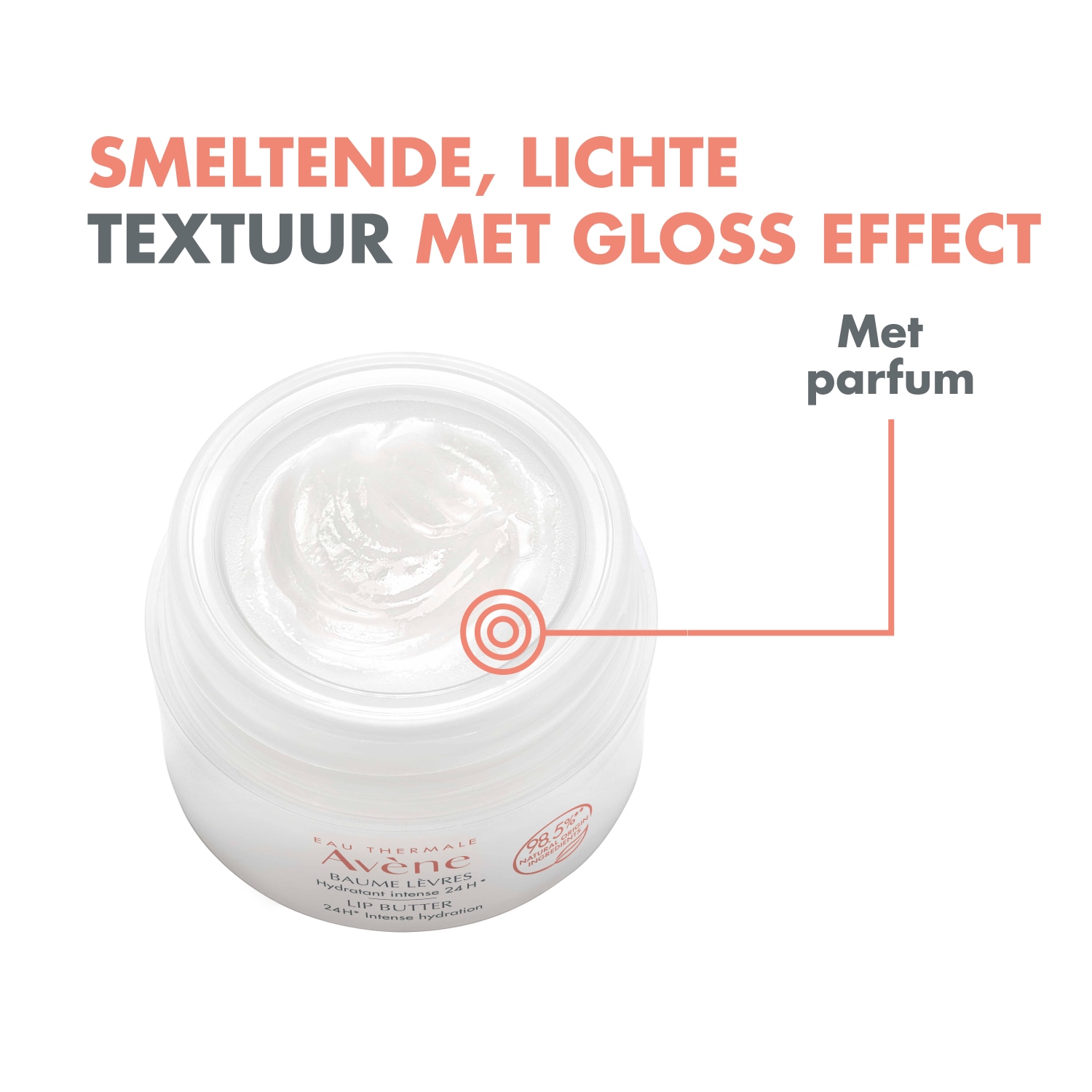 Baume à lèvres Avène Cold Cream, soin hydratant intensif 24 h - 10 ml