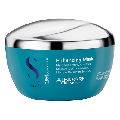 Alfaparf Milano Enhancing Mask Semi di Lino Defining kaukė banguotiems ir garbanotiems plaukams 200 ml