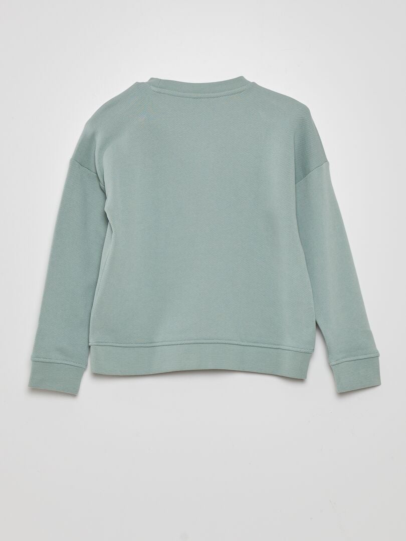 Lichtgewicht fleece sweatshirt - GROEN