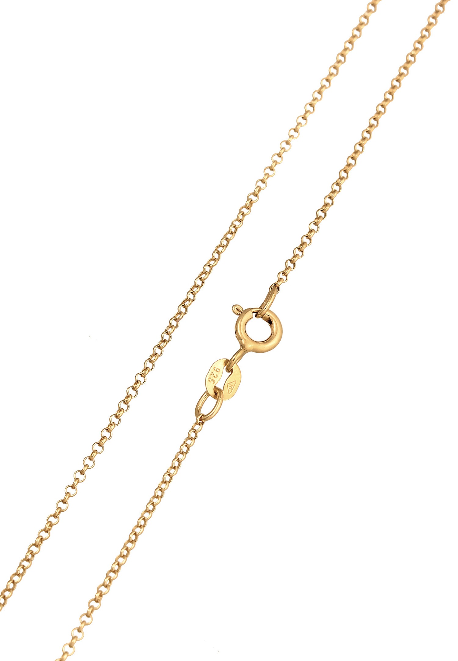 Elli Femmes Pendentif Ours Tendance avec émail en argent sterling 925 plaqué or