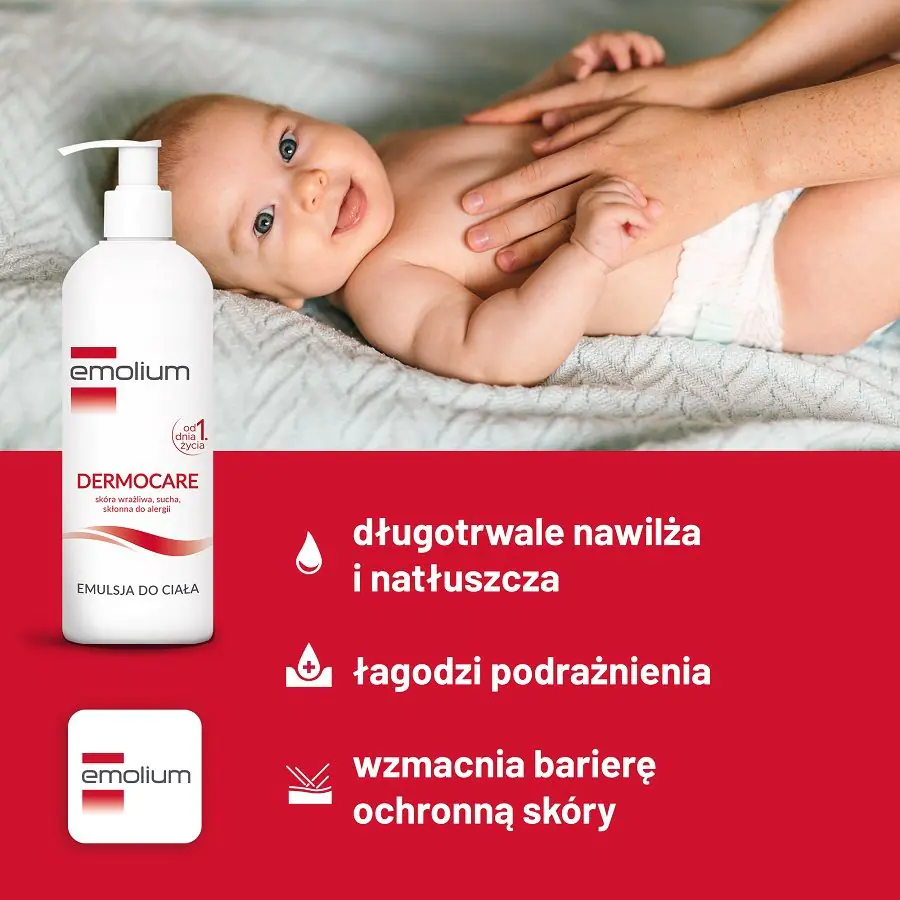 Emolium emulsja do ciała, do skóry suchej i atopowej