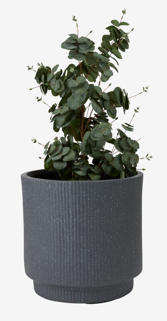 УГГЛА саксија УГГЛА Ø36кХ36 антрацит сива