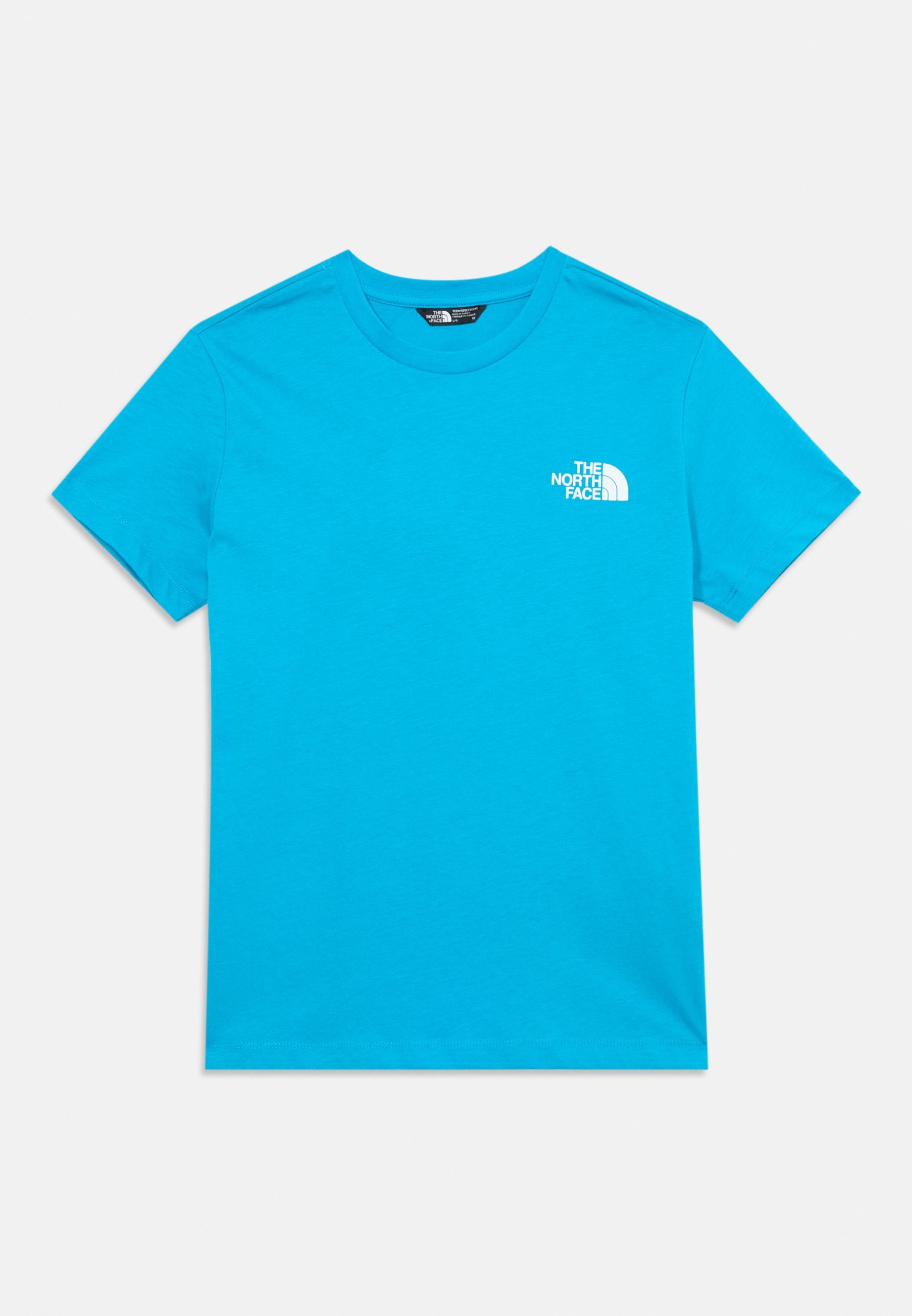 THE NORTH FACE TEEN BOX REGULAR TEE UNISEX - Sportovní tričko - black/white