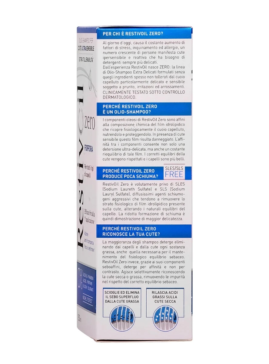 RESTIVIOIL Restivoil Zero Shampooing antipelliculaire 150 ml