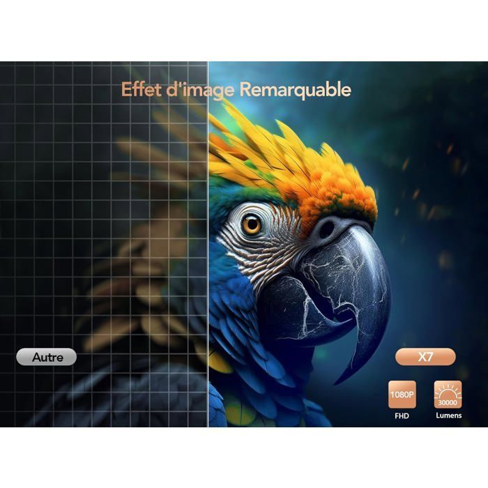 Vidéoprojecteur 4K - ZIG-ZAG TERRITOIRES - 33000 Lumens - Android TV - WiFi-6/Bluetooth - 3D