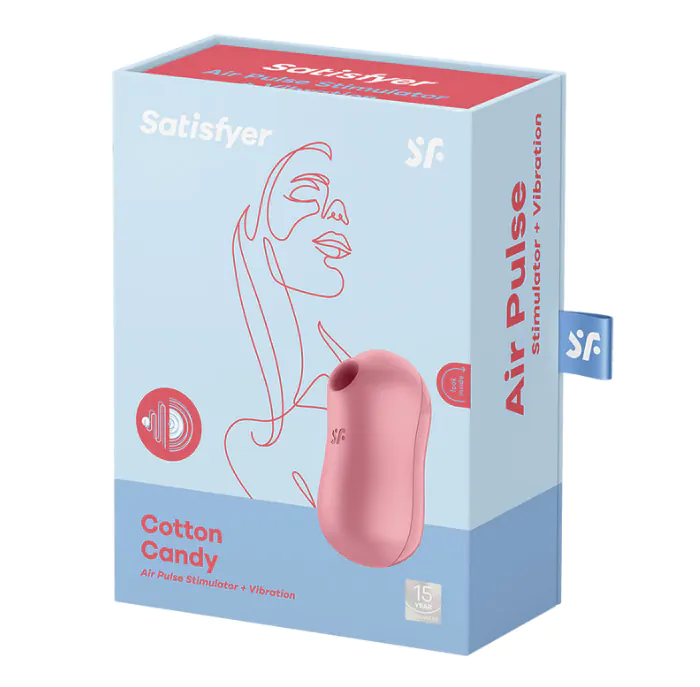 Satisfyer Masażer Cotton Candy Light Red Masażer intymny